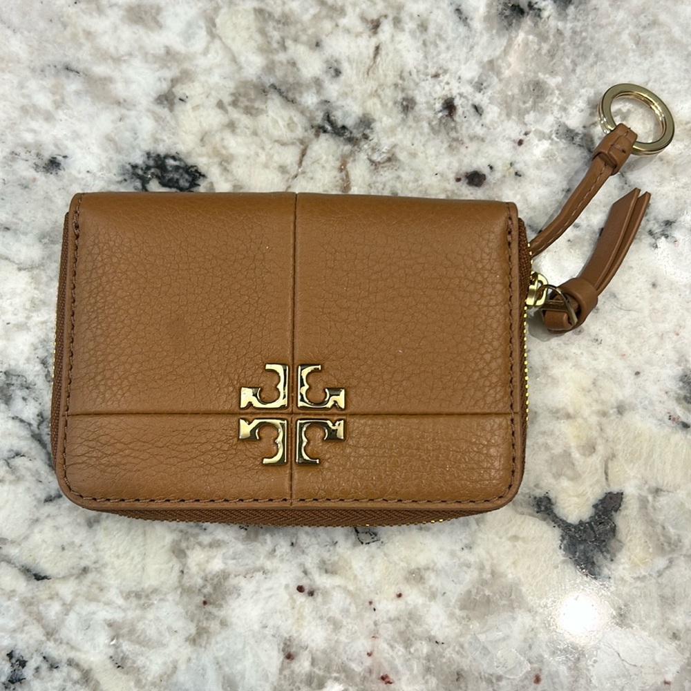 Tory Burch Ivy Zip Coin Case keychain wallet